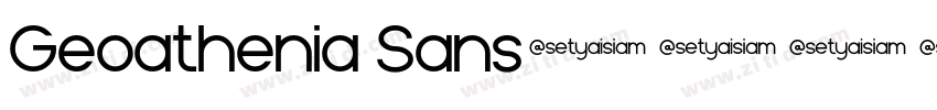 Geoathenia Sans字体转换